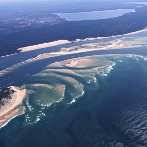 Le Banc d'Arguin vu d'en haut